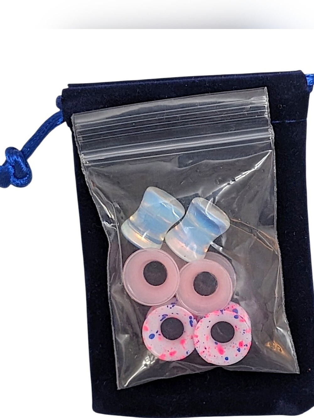 Brand New 0g Tunnels Set, 3 Pcs 0g Plugs Set